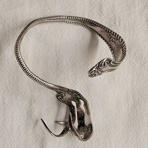 Vintage Silver Fork Cuff Bracelet